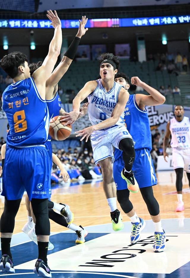 벨란겔의 패스 모습. KBL제공