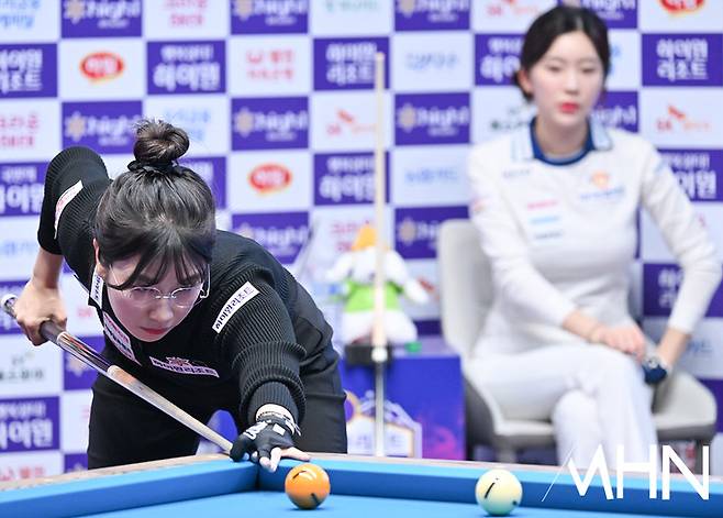 하이원리조트 이미래가 경기를 펼치고 있다