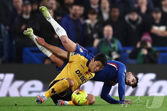 울버햄튼 공격수 황희찬. ⓒ AFP=뉴스1