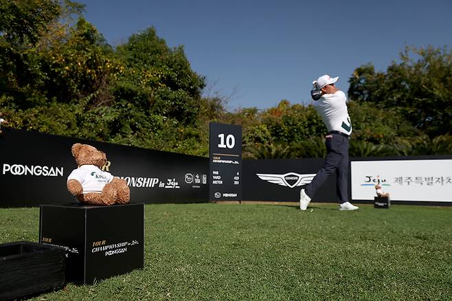 KPGA 투어 챔피언십이 열린 테디밸리 골프&리조트는 완벽한 코스 컨디션으로 선수들의 극찬을 받았다. 10번 티잉그라운드. 사진 | KPGA