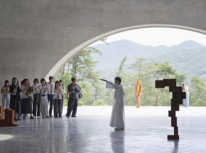 An interactive, musical performance is being played out at Museum SAN's new space, Ground [MUSEUM SAN]