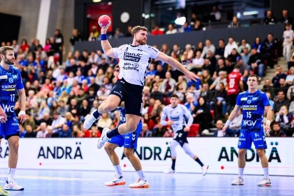 사진 2025-26시즌 독일 남자 핸드볼 DHB컵 플렌스부르크와 슈투트가르트의 경기 모습, 사진 출처=플렌스부르크