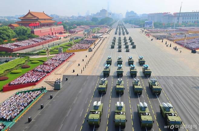 (평양 노동신문=뉴스1) = 북한 노동당 기관지 노동신문은 3일 김정은 당 총비서가 중국인민항일전쟁 및 세계반파쇼전쟁승리(전승절) 80돌(주년) 기념행사에 참석한 사실을 4일 보도했다.   [국내에서만 사용가능. 재배포 금지. DB 금지. For Use Only in the Republic of Korea. Redistribution Prohibited]  rodongphoto@news1.kr  Copyright (C) 뉴스1. All rights reserved. 무단 전재 및 재배포,  AI학습 이용 금지. /사진=(평양 노동신문=뉴스1)