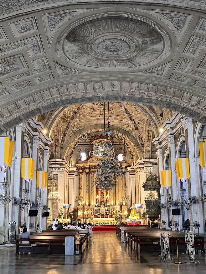 산 아구스틴 교회 내부.