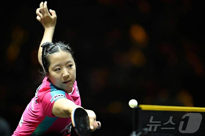 탁구 국가대표 신유빈. ⓒ AFP=뉴스1