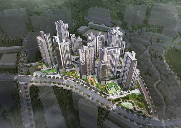 힐스테이트 사직아시아드 조감도. [사진=현대건설]