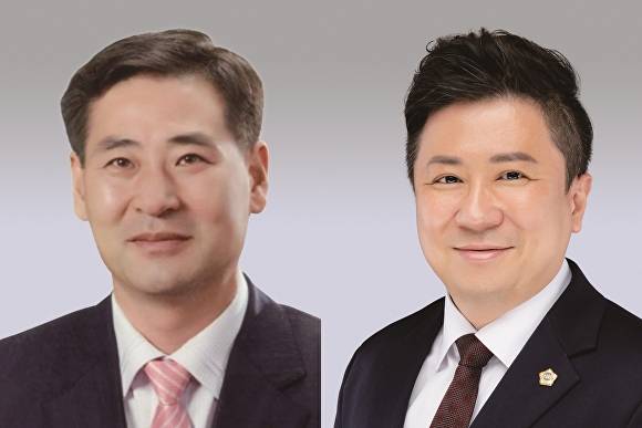 이동욱 대구시의원과 김지만 의원(왼쪽부터) [사진=대구시의회]