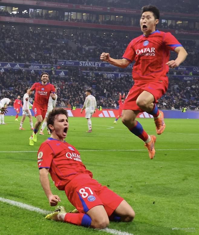 주앙 네베스-이강인. 사진=게티이미지코리아