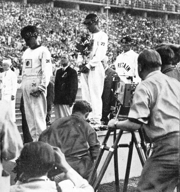 ▲ 1936 베를린 하계 올림픽 육상 마라톤에서 금메달을 획득한 손기정 선생. 손기정 평화 마라톤의 모체다. ⓒ손기정기념재단 제공