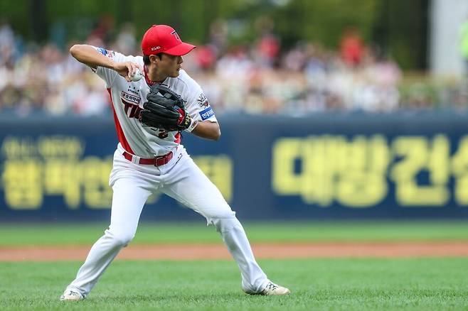 ▲ 올해 개인 경력에서 가장 많은 1군 경기에 나선 박민은 그 상승세를 내년까지 이어 가겠다는 각오다 ⓒKIA타이거즈