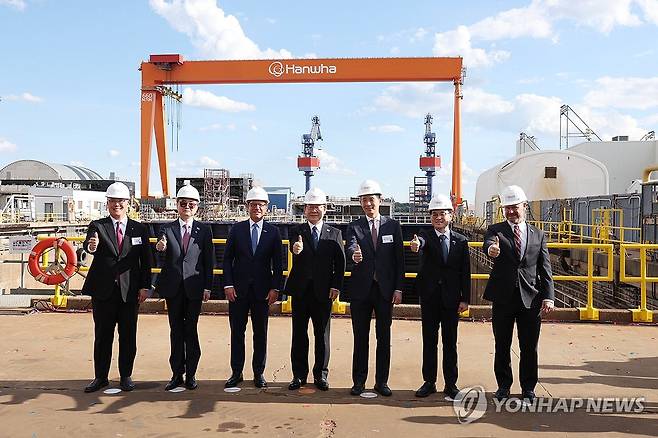 한화 필리조선소 [연합뉴스 자료사진]