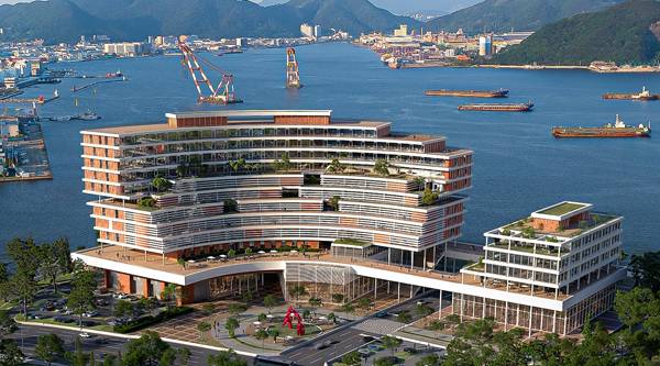 창원시가 대한민국 제조 AI 제조 메카로 자리 잡기 위해 박차를 가하고 있다. 사진은 디지털 마산자유무역지역(D.N.A. 혁신타운 조감도). / 창원시