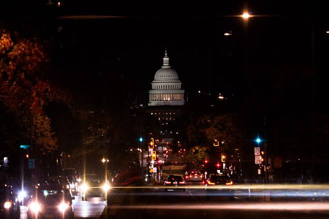 미국 워싱턴DC에 위치한 국회의사당. (사진=AFP)