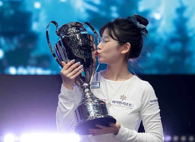 이미래가 1731일 만에 LPBA 정상에 올랐다.(PBA 제공)