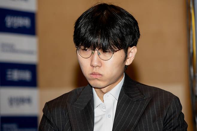 삼성화재배에서 조기 탈락한 신진서 9단. (한국기원 제공)