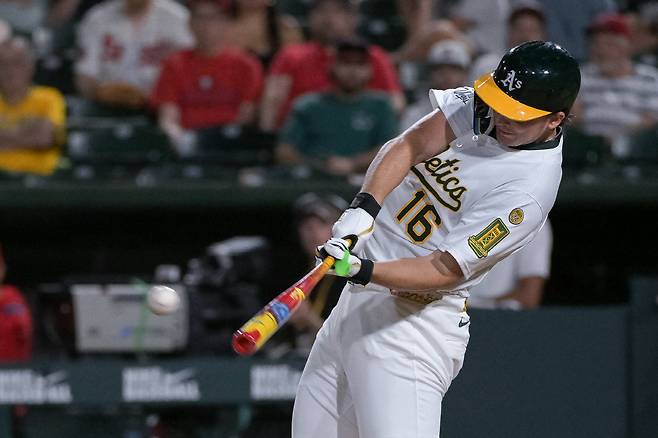 닉 커츠의 배트 스피드는 애런 저지, 오타니 쇼헤이보다 빠르다. Imagn Images연합뉴스