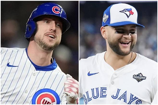 LA 다저스가 FA 랭킹 1, 2위 카일 터커(왼쪽)와 보 비��을 모두 품을 가능성이 언급됐다. AP연합뉴스