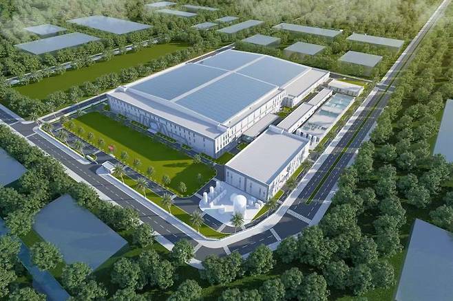 OCI홀딩스 베트남 웨이퍼 공장 조감도. ⓒOCI홀딩스