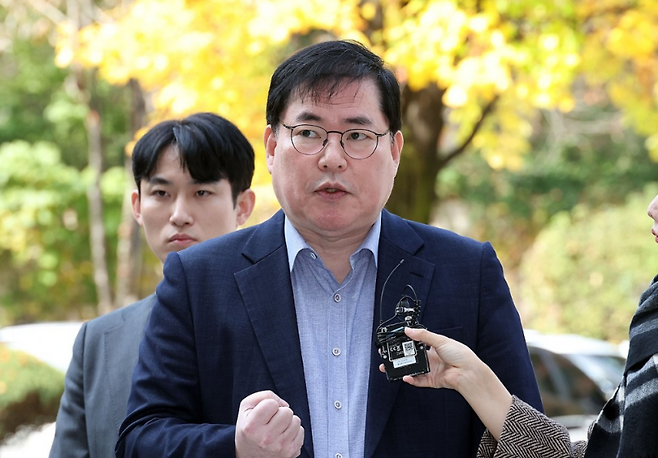 ▲ 입장 밝히는 유동규 전 성남도시개발공사 기획본부장 [연합뉴스]&nbsp;