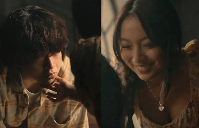Scene from the upcoming Filipino remake of "A Werewolf Boy" starring Rabin Angeles (left) and Angela Muji (Viva Films/Studio Viva/CJ ENM)