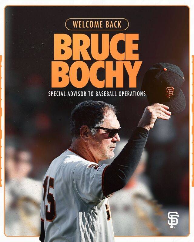 브루스 보치 고문./샌프란시스코 자이언츠 SNS