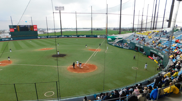 소프트뱅크 호크스의 3~4군 경기 모습. 후쿠오카 소프트뱅크 호크스 홈페이지