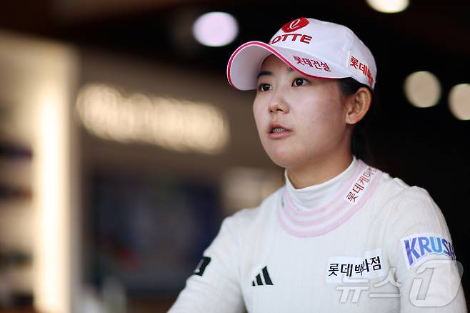 2026년부터 미국여자프로골프(LPGA)투어에 진출하는 황유민이 6일 오후 경기 파주시 서원힐스 컨트리클럽에서 뉴스1과 인터뷰를 하고 있다. 2025.11.6/뉴스1 ⓒ News1 황기선 기자