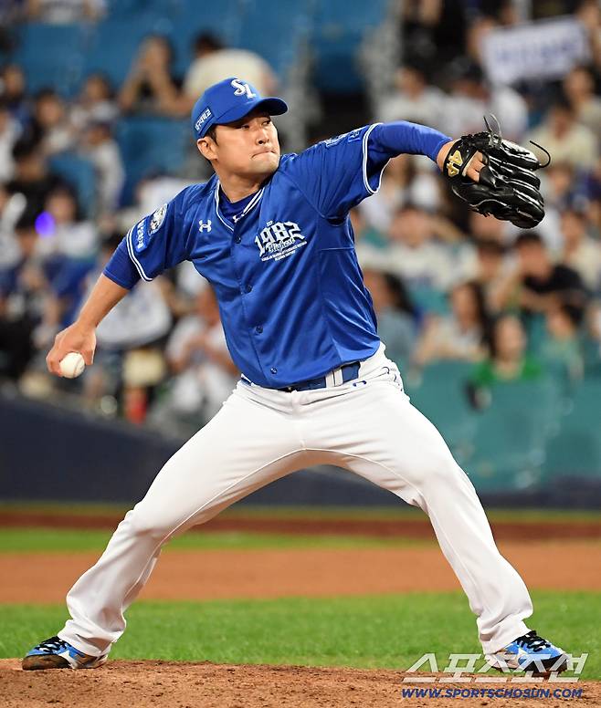 25일 대구 라이온즈파크에서 열린 삼성 라이온즈와 키움 히어로즈 경기. 삼성 임창민이 역투하고 있다. 대구=박재만 기자 pjm@sportschosun.com/2025.09.25/