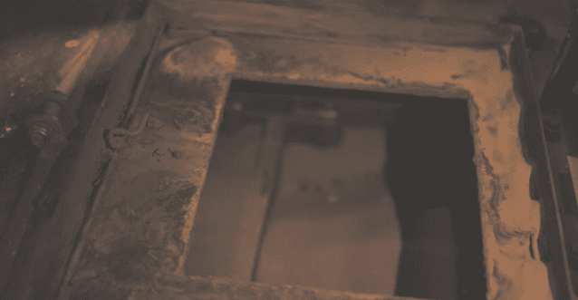 GS EPS 당진 바이오매스 발전소 하부를 지나가는 보일러 재 (사진=지디넷코리아)