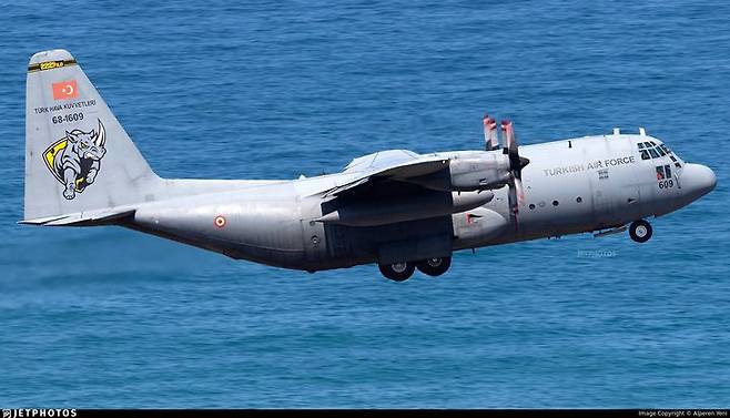 [서울=뉴시스]튀르키예 공군 소속 C-130 군용 수송기가 11일(현지 시간) 조지아 동부에서 추락했다. 사고기와 같은 기종인  C-130 자료 사진. 2025.11.12