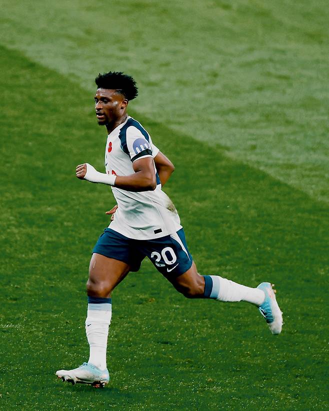 가나는 한국과 친선전을 공격의 핵 모하메드 쿠두스 없이 치러야 한다. 그는 A매치 46경기에서 13골을 기록했고, 2022 카타르월드컵 조별리그 H조 3차전에서는 한국을 상대로 멀티골을 터트리며 3-2 승리에 앞장섰다. 사진출처｜토트넘 페이스북