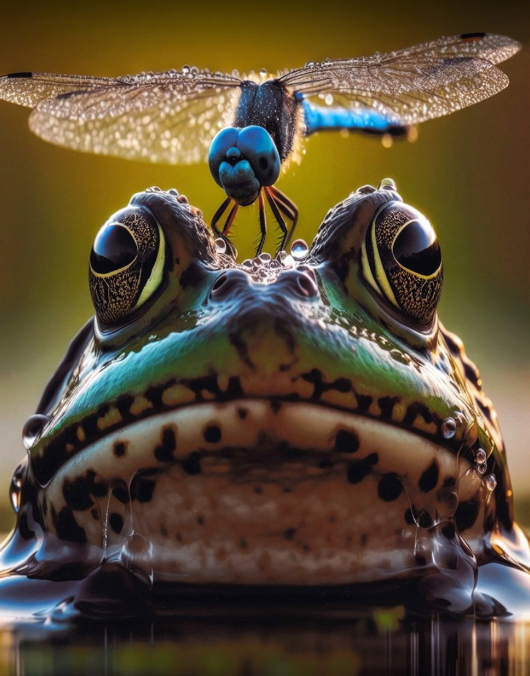 일본 사진경연대회 '제42회 사이타마현 사진 살롱'에서 최우수상을 받은 '내 머리야!'(俺の頭だぞ！)가 AI로 제작한 저작권 프리 이미지로 확인됐다. 사진=아사히신문사/전일본 사진연맹 사이타마현 본부