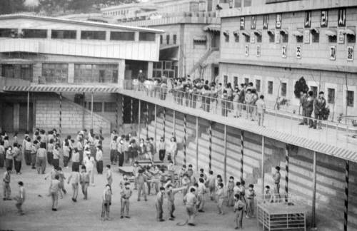 1987년 부산 형제복지원에 강제 수용된 어린이들의 모습. 중앙포토