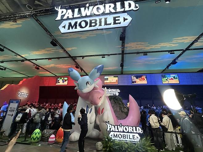 지스타 2025 크래프톤 부스. [사진 = 안선제 기자]