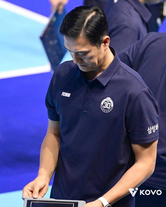 삼성화재 김상우 감독./KOVO