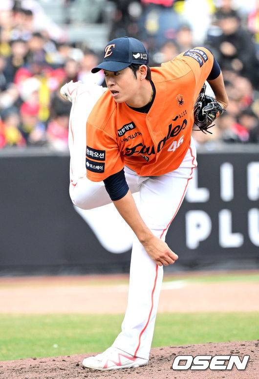 [OSEN=최규한 기자] 한화 이태양. 2025.03.30 / dreamer@osen.co.kr