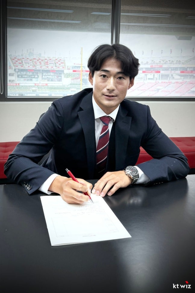 KT가 아시아쿼터로 영입한 스기모토 고우키. KT 제공