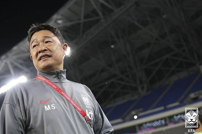 이민성 U-22 축구대표팀 감독. /사진=대한축구협회 제공