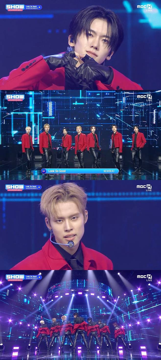 뉴비트, '쇼! 챔피언' 무대 접수..압도적 퍼포먼스