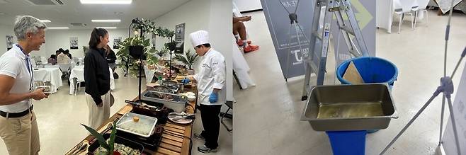 올해 WTA 코리아오픈 때 선수 식당 천장에서 오수가 떨어져 선수들이 식겁하는 사태가 빚어졌다. 테니스 코리아