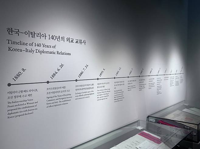 1884년 6월, '조이수호통상조약'을 통해 시작된 한국과 이탈리아의 교류.