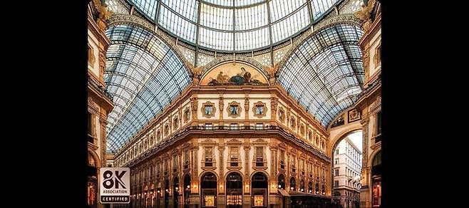 8K 영상 화면.[삼성전자]