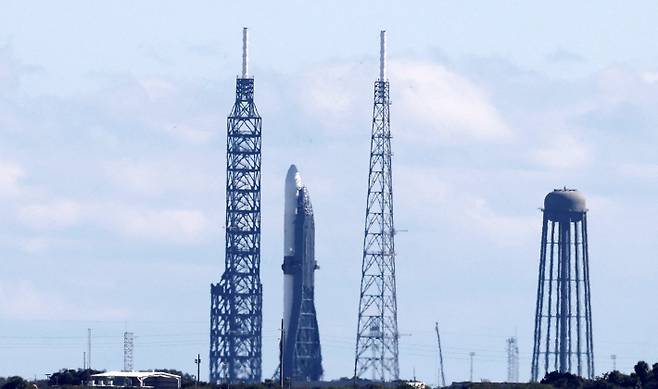 블루오리진의 로켓 '뉴 글렌'. 연합뉴스