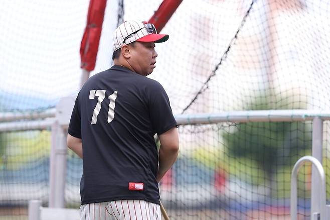 ▲ 박찬호의 공백을 메워야 하는 과제를 부여받은 이범호 감독 ⓒKIA타이거즈