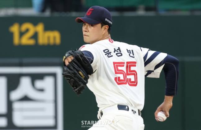 롯데 윤성빈. /사진=김진경 대기자