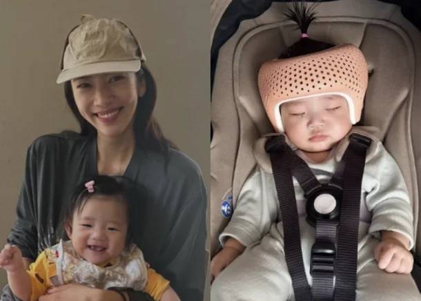 가수 손담비와 딸. 인스타그램