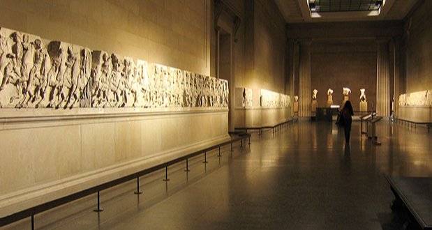 주(駐)콘스탄티노플 영국대사였던 엘긴 경이 1801년 불법으로 가져간 파르테논 신전의 외벽. 현재는 런던 대영박물관에 ‘엘긴의 대리석’이라는 이름으로 전시돼 있다. 대영박물관