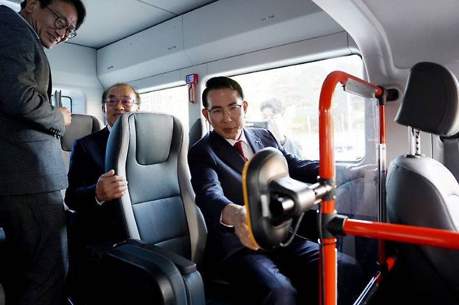 11월 14일 서산 베니키아호텔에서 열린 서산형 대중교통 비전 선포식 및 협약식 모습(사진=서산시 제공)