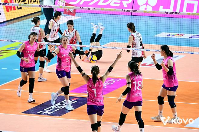 흥국생명이 정관장을 꺾었다.(KOVO제공)