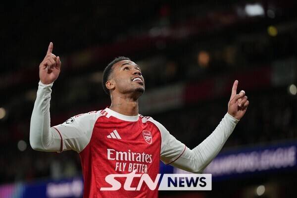 아스널 FC 센터백 가브리에우 마갈량이스. /사진=뉴시스(AP)